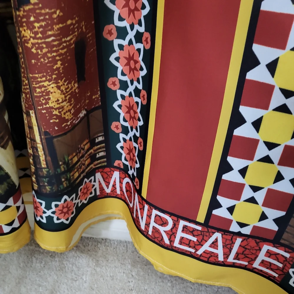 Floral Art Print Dress - Picture 3 of 9